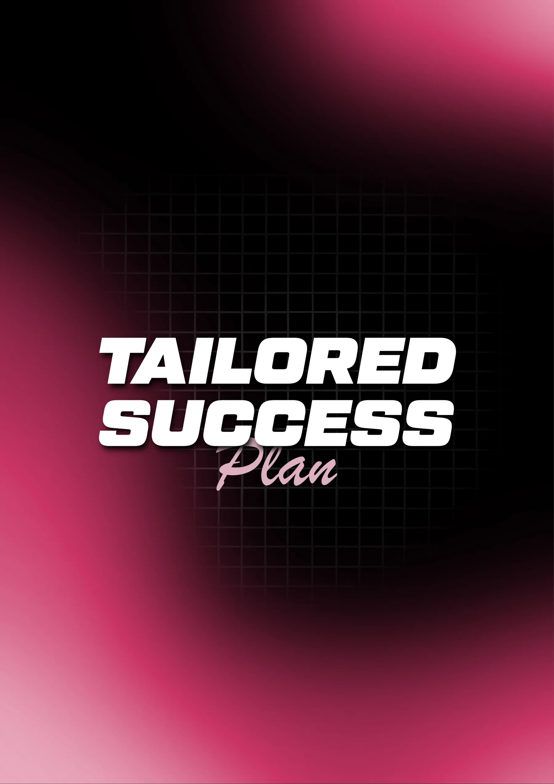 Illustrative excerpt of a Tailored Success Plan