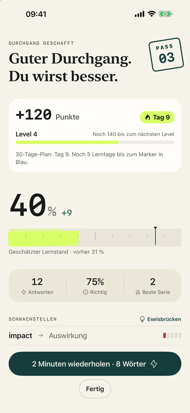Wissen, wann du bereit bist